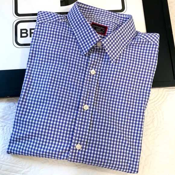 UNTUCKit Other - UNTUCKit Blue Check Long Sleeve Button Down